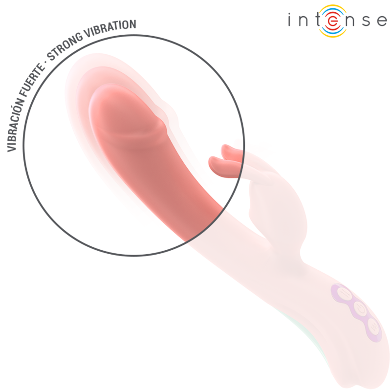 INTENSE - RACHEL VIBRATEUR RABBIT 5 VIBRATIONS ROSE – Image 3