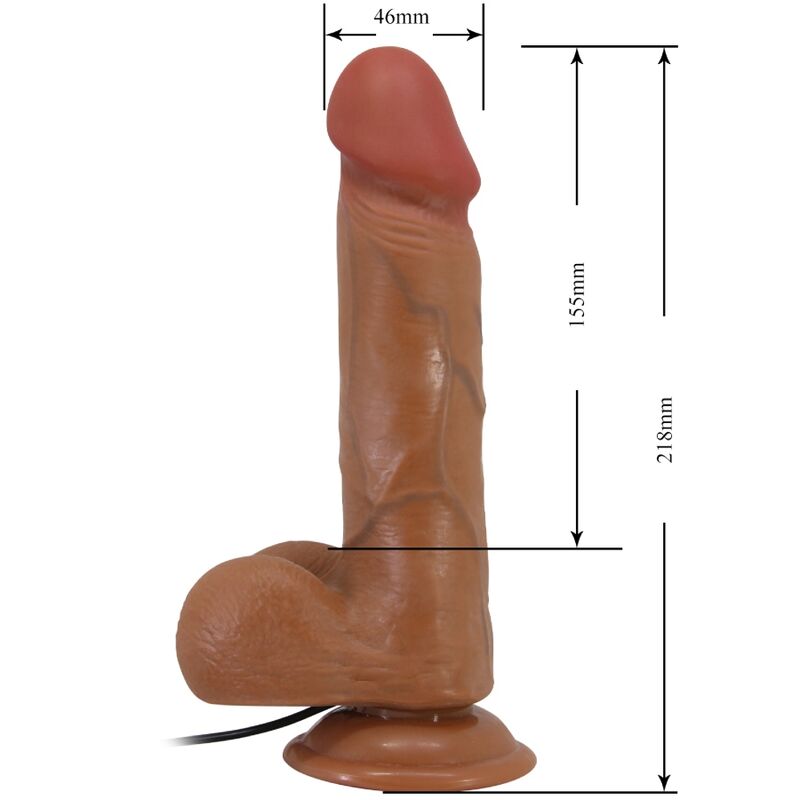 Baile - Vibrateur Réaliste Bahamut 21,8 Cm Flesh Télécommande 5 Baile - Vibrateur Réaliste Bahamut 21,8 Cm Flesh Télécommande – Image 5