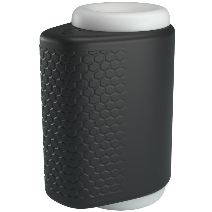 PRETTY LOVE - MASTURBATEUR POUR HOMME DJ GIRL AVEC VIBRATION 5 RÉGLAGES NEGRO – Image 5