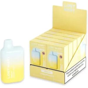 LOST MARY - (PACK PROFESSIONNEL EXPOSANT -10 UNITÉS) BM600 NICOTINE VAPER 2% JETABLE PINEAPPLE ICE