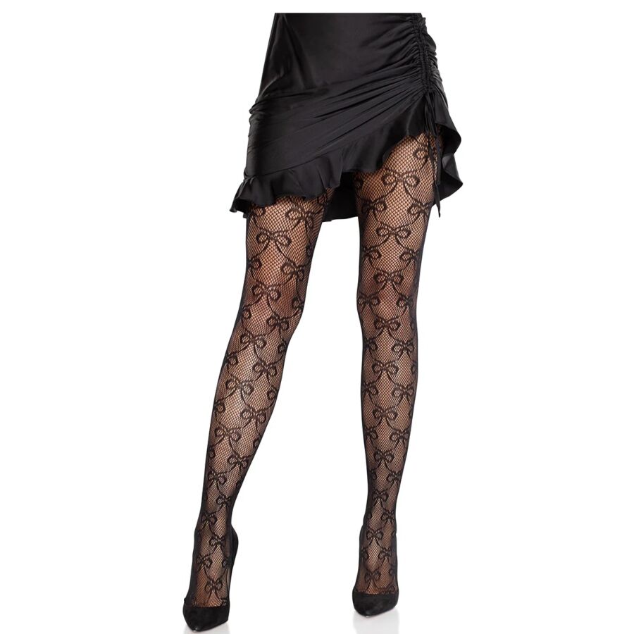 Leg Avenue 1962 00122 Collant Nero Con Strass – Unica Donna