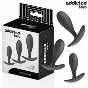 ADDICTED TOYS - LOT DE 3 PLUG ANAL MODÈLE 2