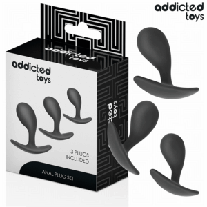ADDICTED TOYS - LOT DE 3 PLUG ANAL MODÈLE 3