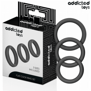 ADDICTED TOYS - LOT DANNEAUX PLATS EN SILICONE