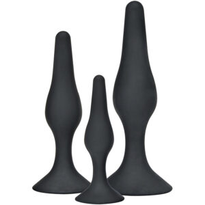 TOYJOY - Plug anal CURVY COMPANIONS 3 pièces Noir