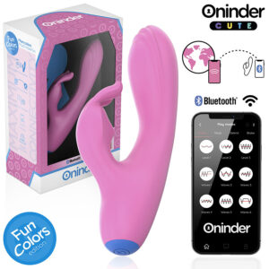 ONINDER CUTE - LOVE BUNNY VIBRATEUR POINT G CLITORIS - APPLICATION GRATUITE MONDIALE