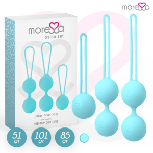 MORESSA - ENSEMBLE OSIAN SILICONE TURQUOISE PREMIUM