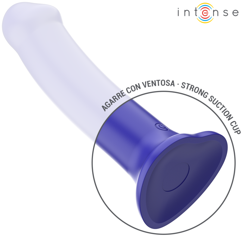 INTENSE - VICTORIA VIBRATEUR AVEC VENTOUSE 10 VIBRATIONS BLEU FONCÉ TÉLÉCOMMANDE – Image 5