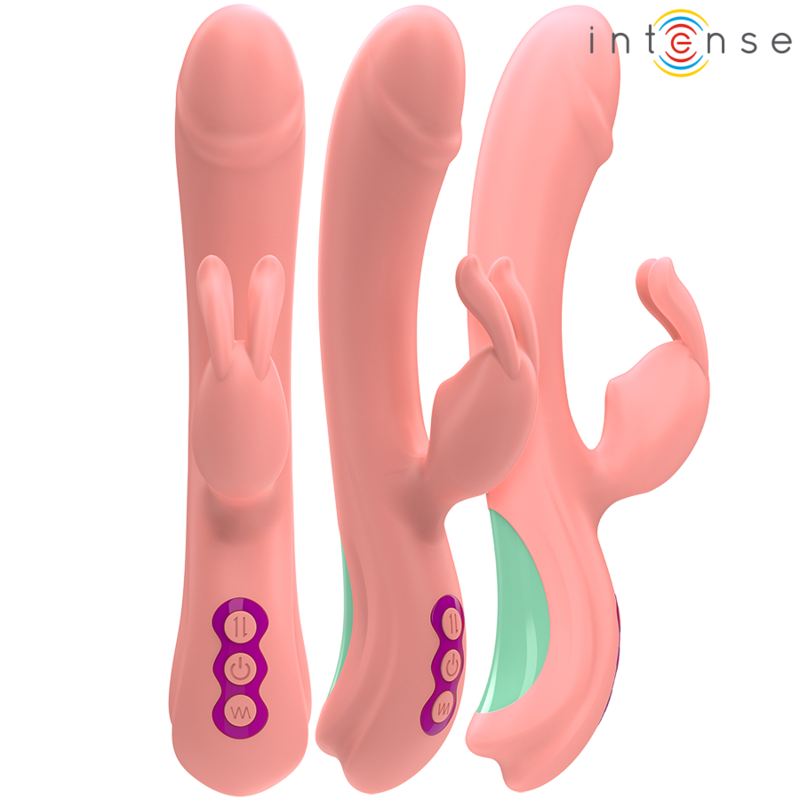 INTENSE - RACHEL VIBRATEUR RABBIT 5 VIBRATIONS ROSE – Image 3