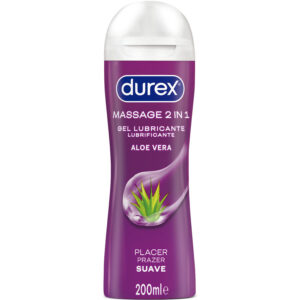 DUREX - GEL LUBRIFIANT DE MASSAGE DOUX À LALOE VERA 200 ML