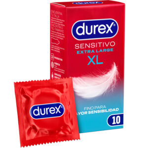 DUREX - PRÉSERVATIFS SENSIBLES XL 10 UNITÉS