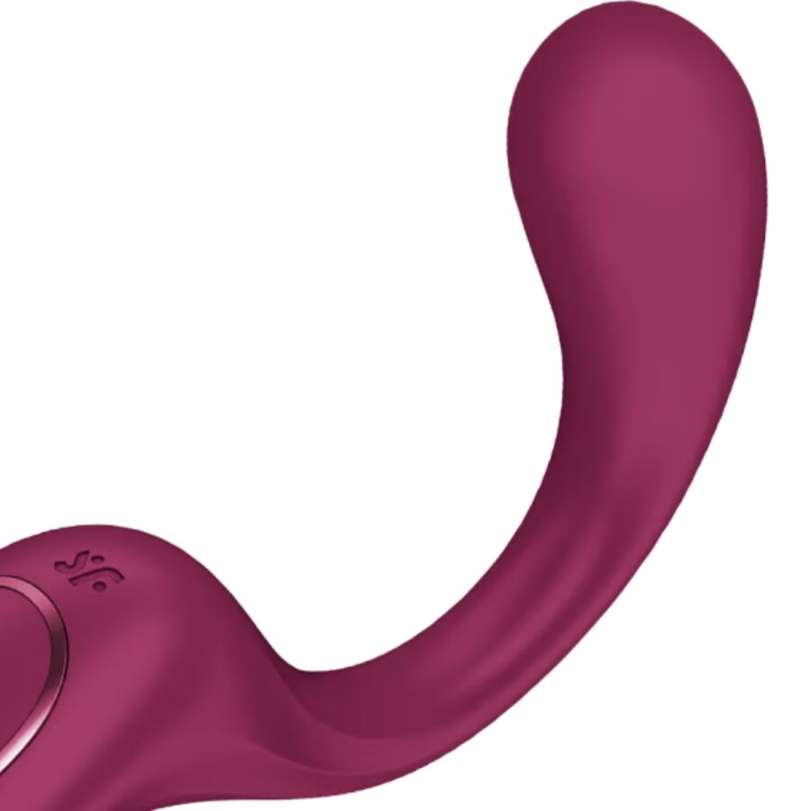 SATISFYER - G FOR GODDESS 2 BOUTEILLE VIBRATEUR LAPIN BORDEAUX – Image 4