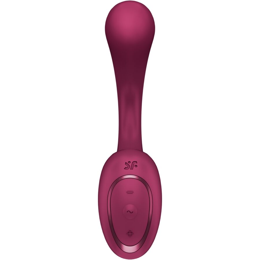 SATISFYER - G FOR GODDESS 2 BOUTEILLE VIBRATEUR LAPIN BORDEAUX – Image 2