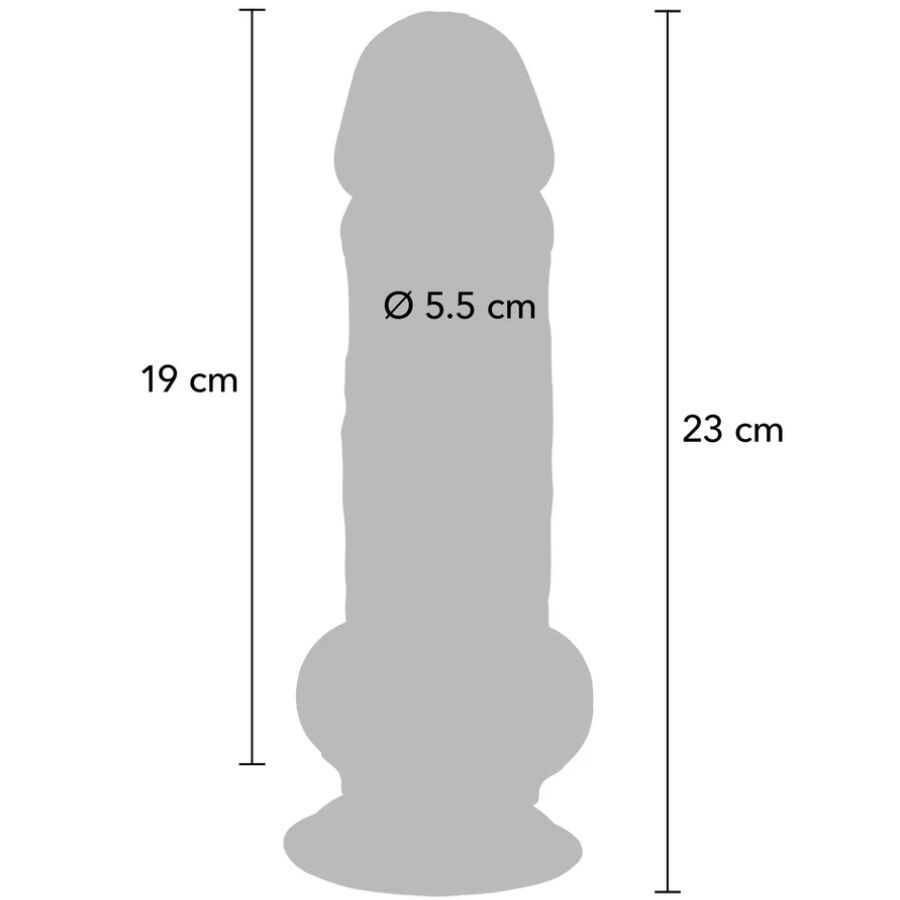 GET REAL - PÉNIS RÉALISTE DE LUXE AVEC TESTICULES EXTRA ÉPAIS DE 23 CM 4 GET REAL - PÉNIS RÉALISTE DE LUXE AVEC TESTICULES EXTRA ÉPAIS DE 23 CM – Image 4