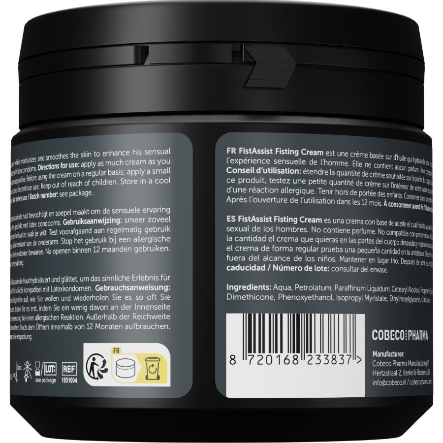 COBECO - CRÈME LUBRIFIANTE FIST ASSIST 500 ML 2 COBECO - CRÈME LUBRIFIANTE FIST ASSIST 500 ML – Image 2