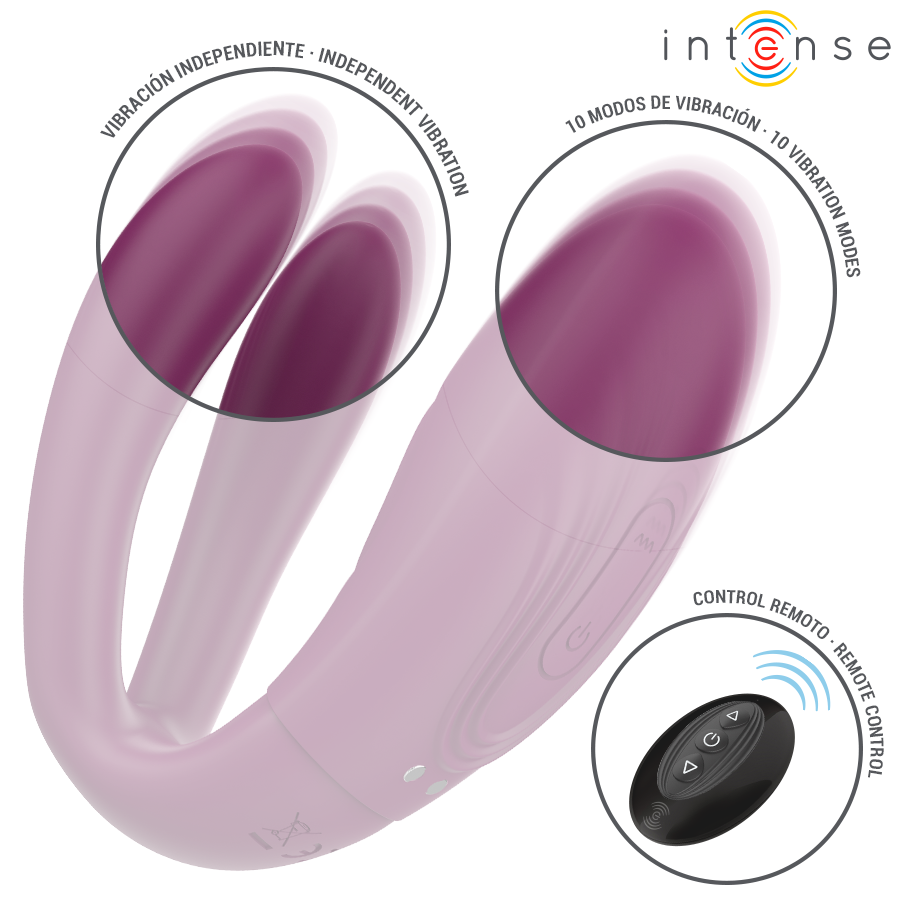 INTENSE - STIMULATEUR DE TAPOTAGE ET DE VIBRATION SANDRA AVEC TÉLÉCOMMANDE 3 INTENSE - STIMULATEUR DE TAPOTAGE ET DE VIBRATION SANDRA AVEC TÉLÉCOMMANDE – Image 3