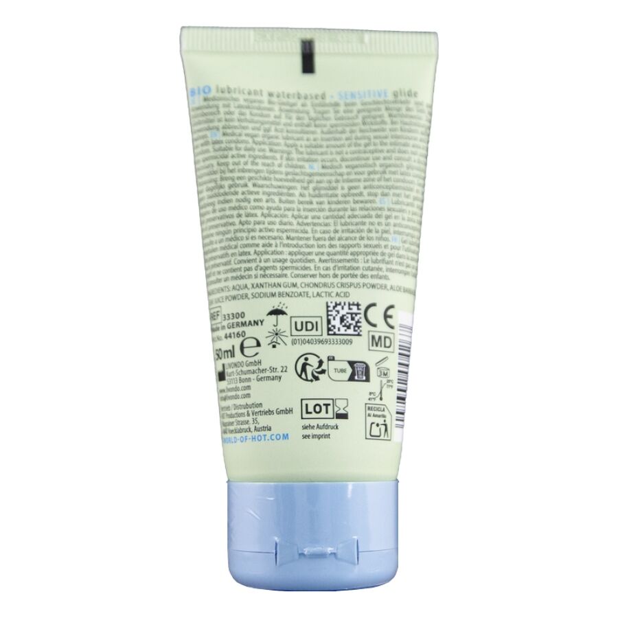 Hot - Bio Lubrifiant À Base Deau Sensitiv 50 Ml 2 Hot - Bio Lubrifiant À Base Deau Sensitiv 50 Ml – Image 2