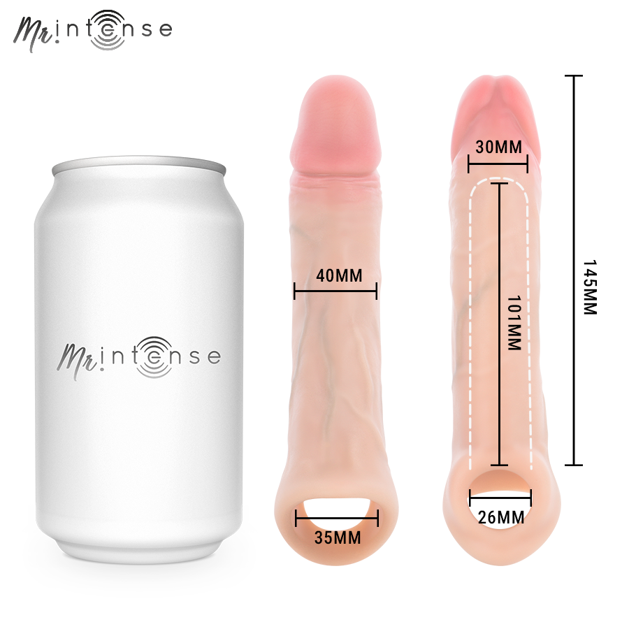 MR INTENSE - SIMON M MANCHON PÉNIS EN SILICONE 14,5 CM -Ø- 4 CM – Image 5