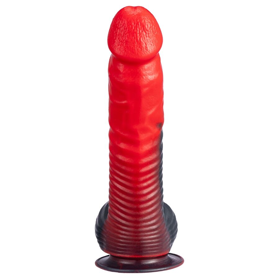 Silexd - Devil Godemiché En Silicone Liquide Thermoréactif Rouge Et Noir 20,3 Cm 3 Silexd - Devil Godemiché En Silicone Liquide Thermoréactif Rouge Et Noir 20,3 Cm – Image 3