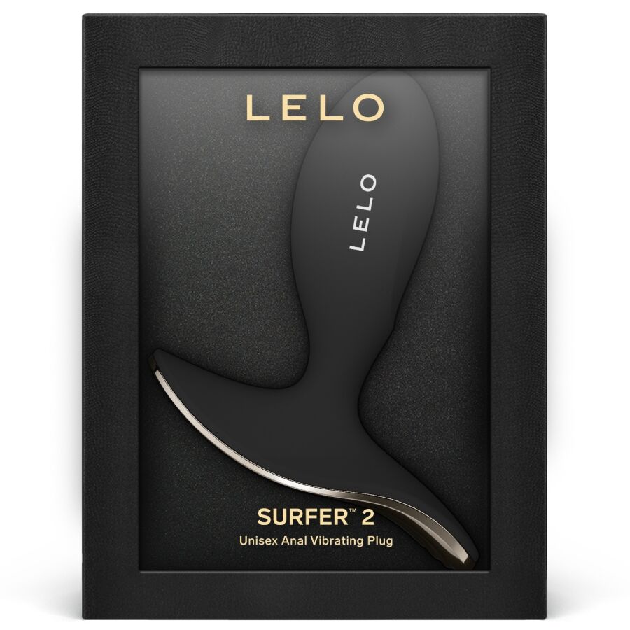 Lelo - Surfer 2 Plug Vibrant Anal Unisexe Noir 3 Lelo - Surfer 2 Plug Vibrant Anal Unisexe Noir – Image 3