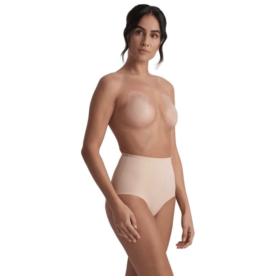BYE-BRA - RABBIT COPAS DE SILICONE BEIGE TAILLE XL – Image 2