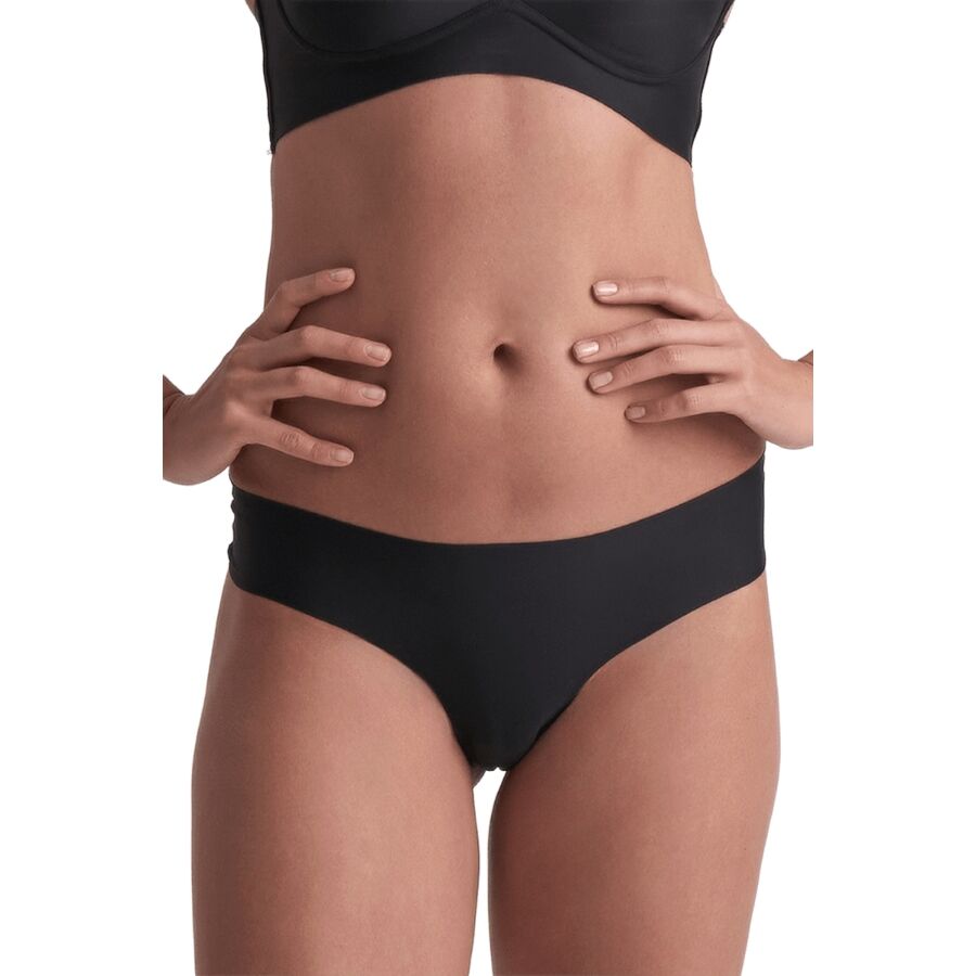 BYE-BRA - PACK 2 STRINGS INVISIBLES BEIGE Y NOIR TAILLE S – Image 3