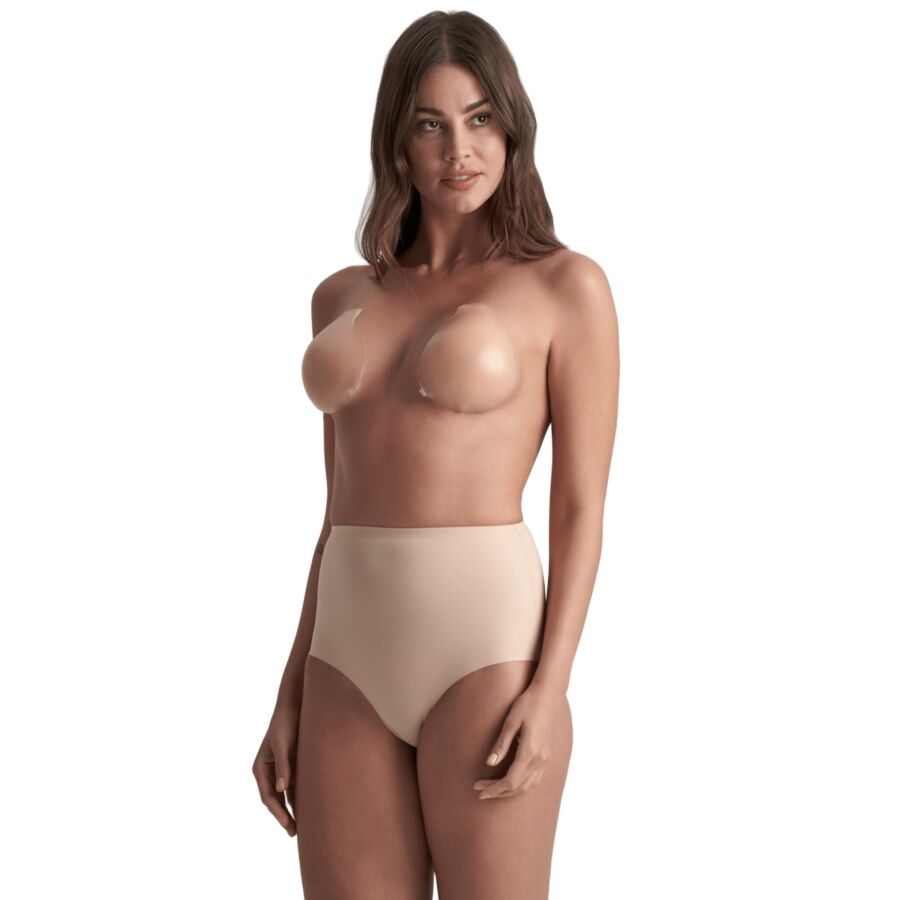BYE-BRA - COPAS DE SILICONE BEIGE COPA A – Image 2