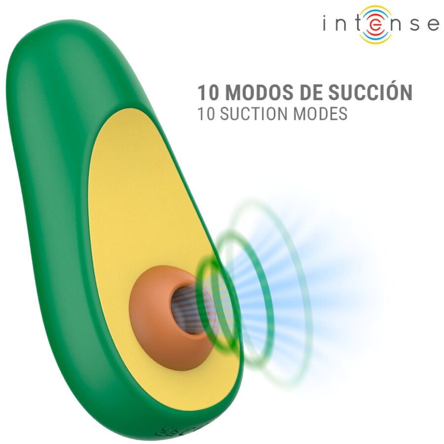 Intense - Waki Stimulateur De Succion Clitoriale Avocado 5 INTENSE - WAKI STIMULATEUR DE SUCCION CLITORIALE AVOCADO – Image 5