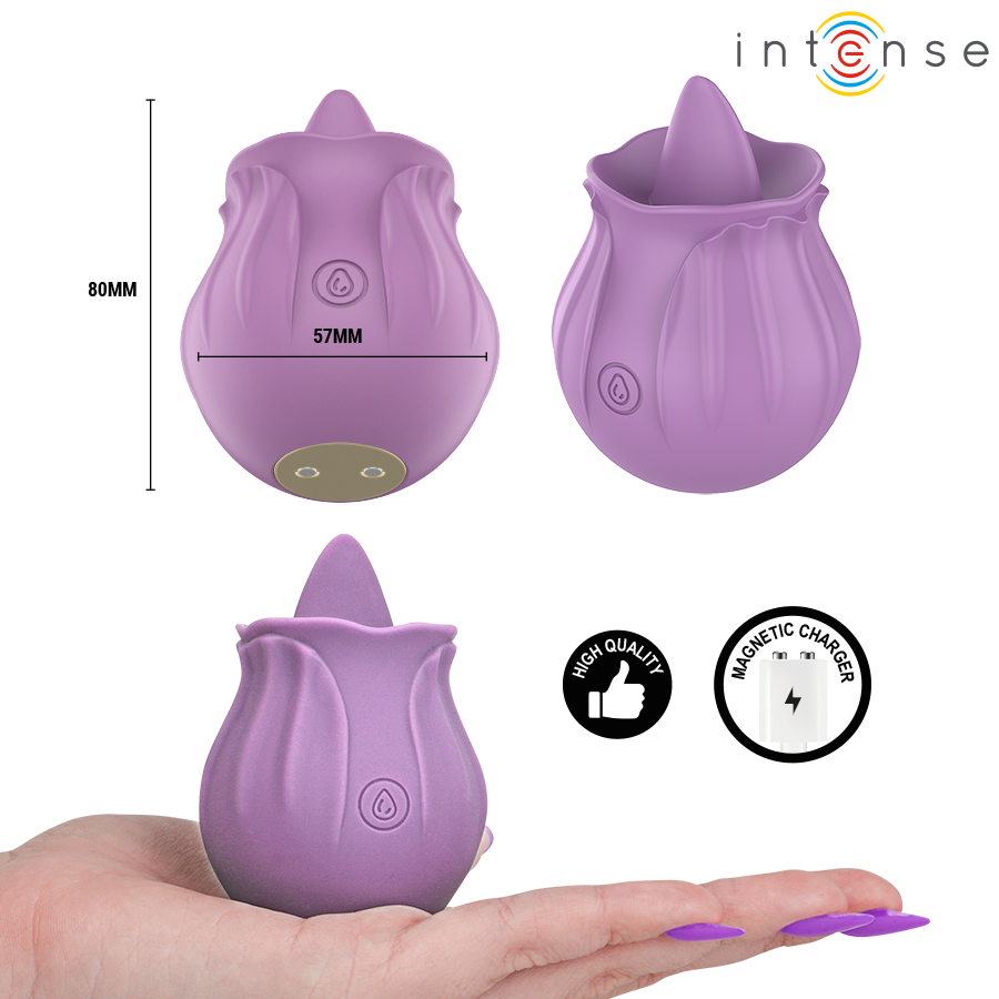 INTENSE - AZALEA FLEUR STIMULANT CLIT 10 VIBRATIONS VIOLET – Image 3