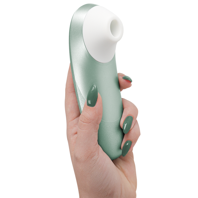 WOMANIZER - STIMULATEUR CLITORIAL PRO VIBRANT VERT SAUGE – Image 4