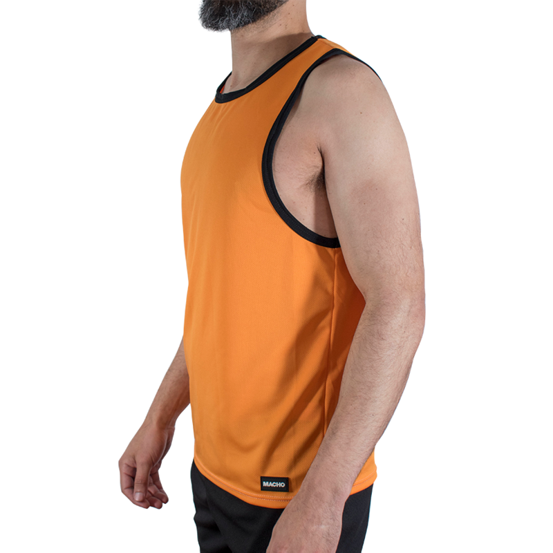 MACHO - CMV005 CAMISETA GYM ORANGE S/M – Image 2