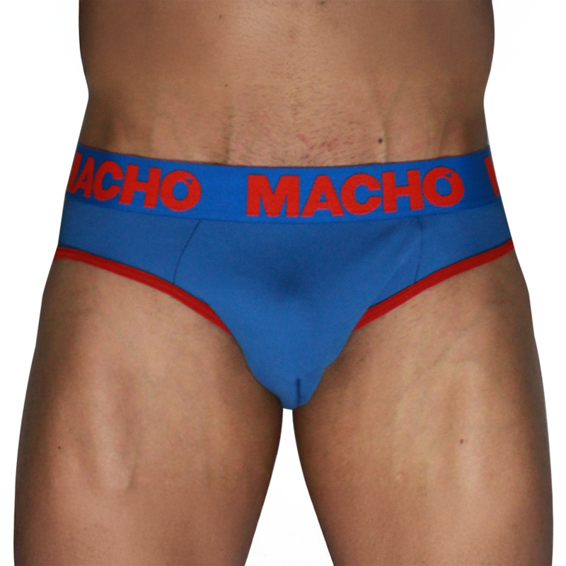 MACHO - MCH005 SLIP CLÁSICO AZULÓN + ROUGE S – Image 2