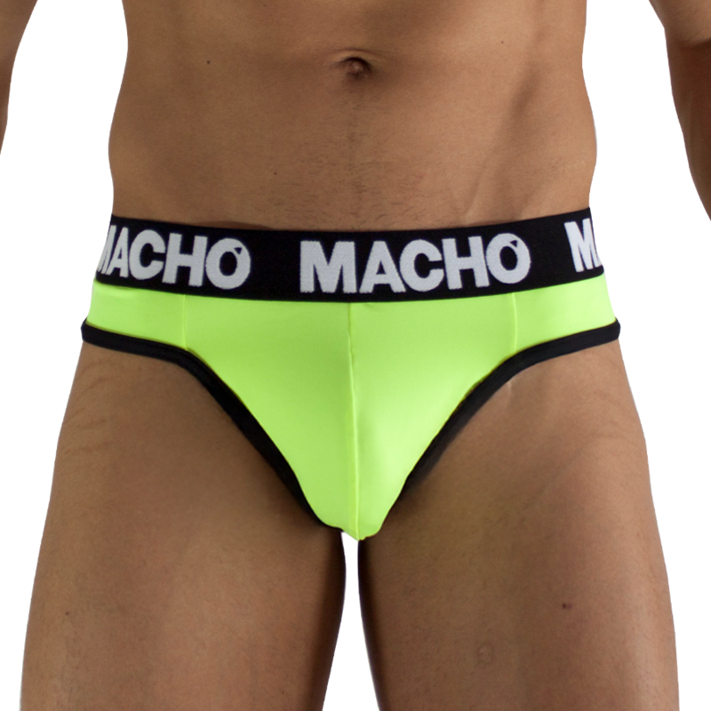 MACHO - MTG001 STRING JAUNE FLUORESCENT TAILLE S – Image 2