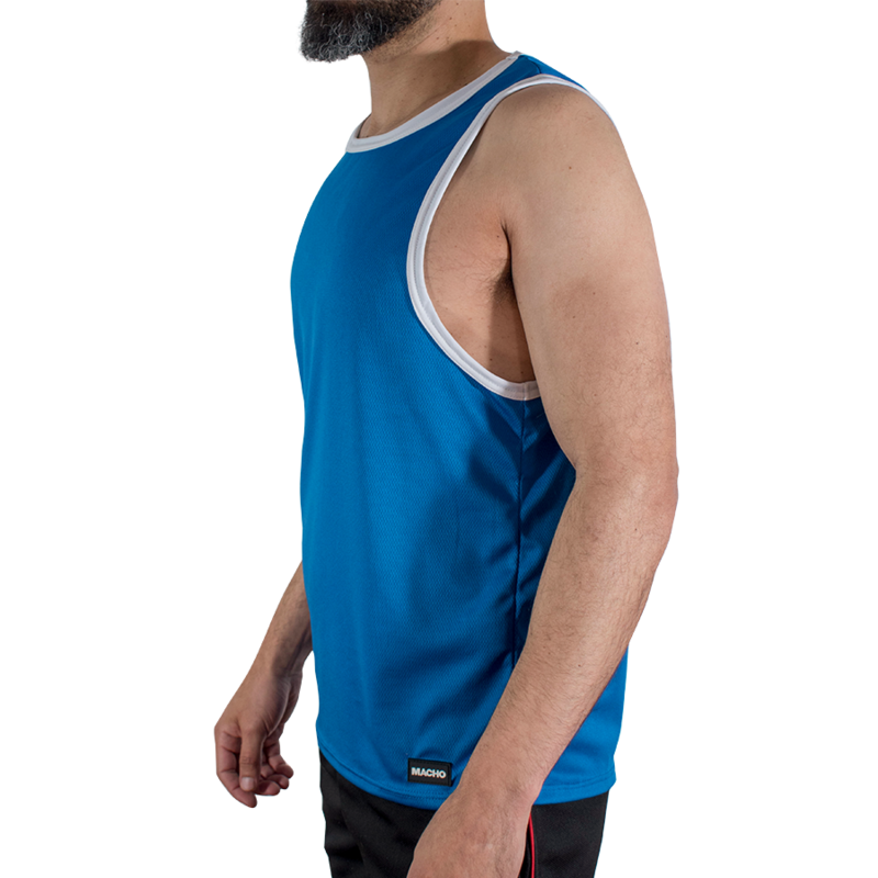 MACHO - CMV002 CAMISETA GYM BLEU S/M – Image 2