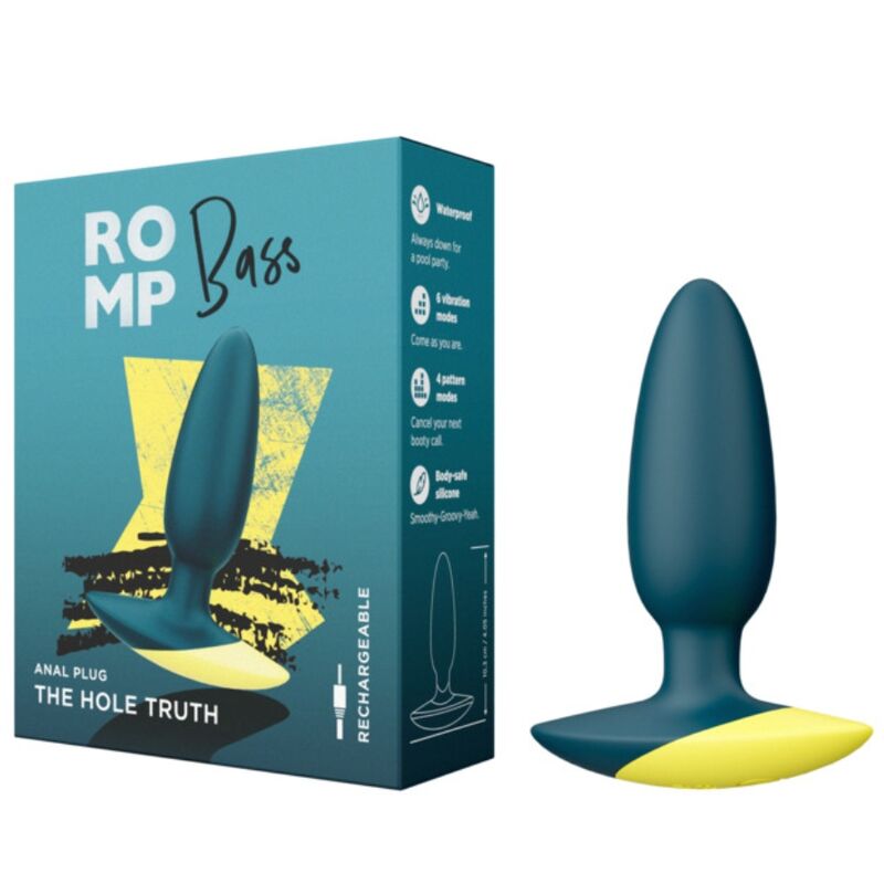Romp - Bass Vibrateur Anal À Plug Basse 10 Cm Vert 2 Romp - Bass Vibrateur Anal À Plug Basse 10 Cm Vert – Image 2