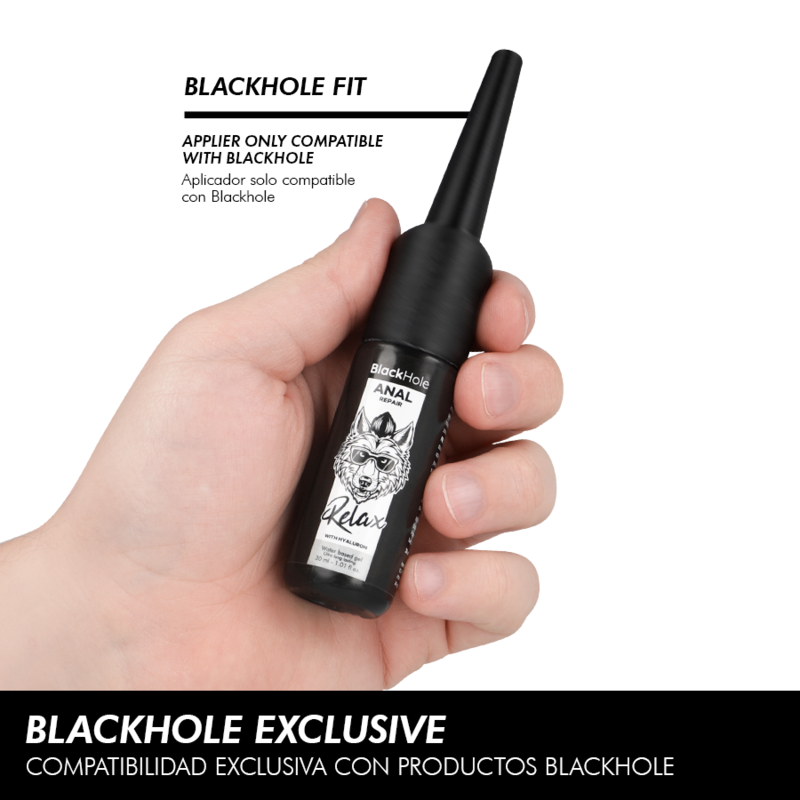 BLACK HOLE - APPLICATEUR DE LUBRIFIANT ANAL TAILLE S 30 ML – Image 3