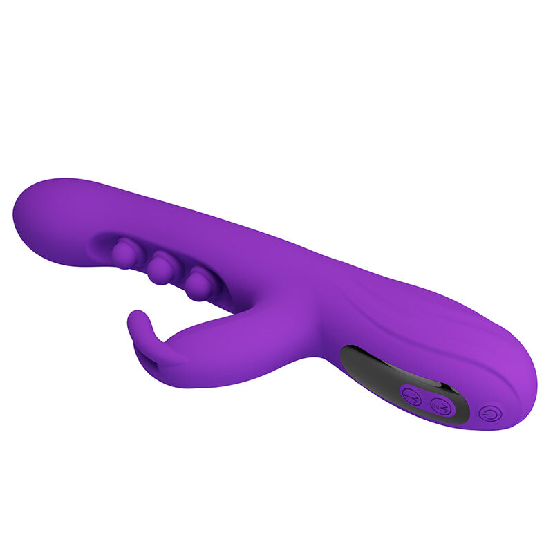 Pretty Love - Vibrateur Lapin Sabien Avec Stimulation Par Tapotements Et Led Violette 5 PRETTY LOVE - VIBRATEUR LAPIN SABIEN AVEC STIMULATION PAR TAPOTEMENTS ET LED VIOLETTE – Image 5