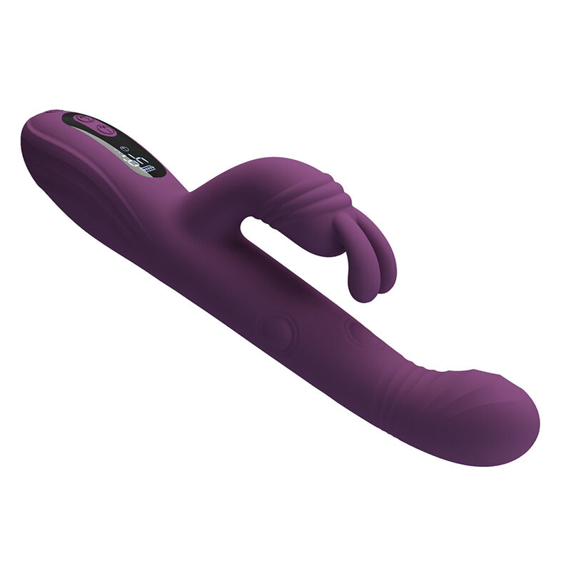 PRETTY LOVE - DEE VIBRATEUR LAPIN MULTIFONCTION OSCILLANT ET À PERCUSSION VIOLET – Image 3