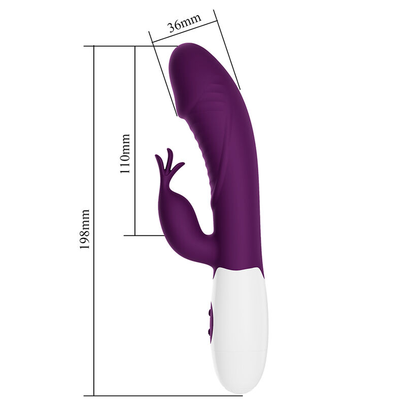 Pretty Love - Vibrateur Lapin Rogue Muse 30 Fonctions Violet 5 PRETTY LOVE - VIBRATEUR LAPIN ROGUE MUSE 30 FONCTIONS VIOLET – Image 5