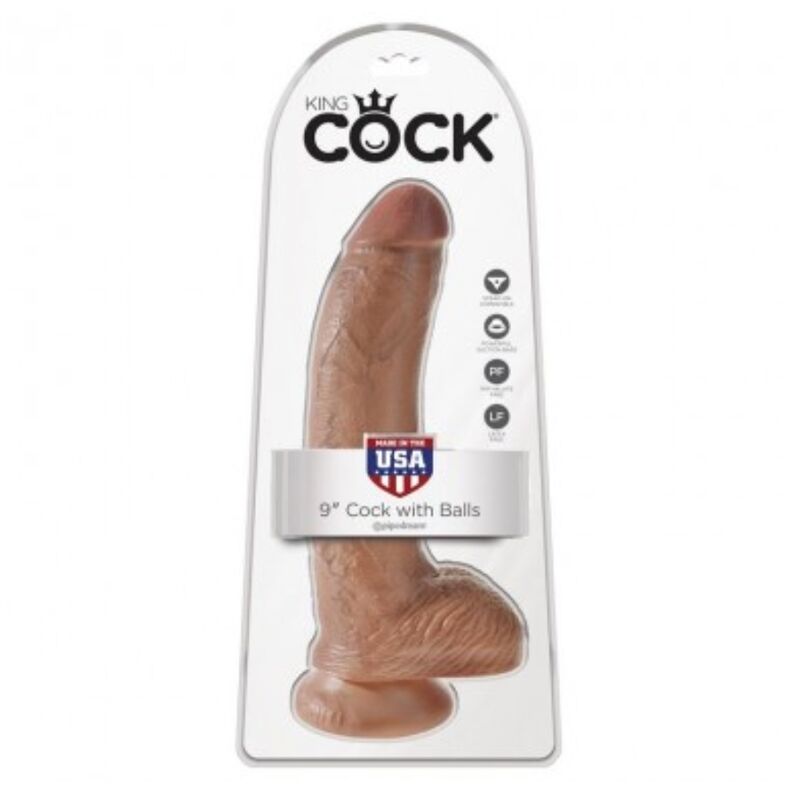 King Cock - Godemichet Réaliste Avec Testicules 22,8 Cm 5 KING COCK - GODEMICHET RÉALISTE AVEC TESTICULES 22,8 CM – Image 5