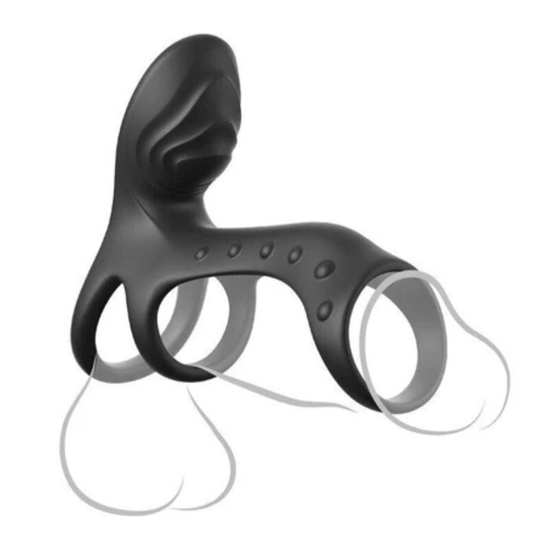 FANTASY C-RINGZ - ANNEAU PÉNIS VIBRANT ULTIMATE COUPLES CAGE PRO 19,5 CM – Image 2