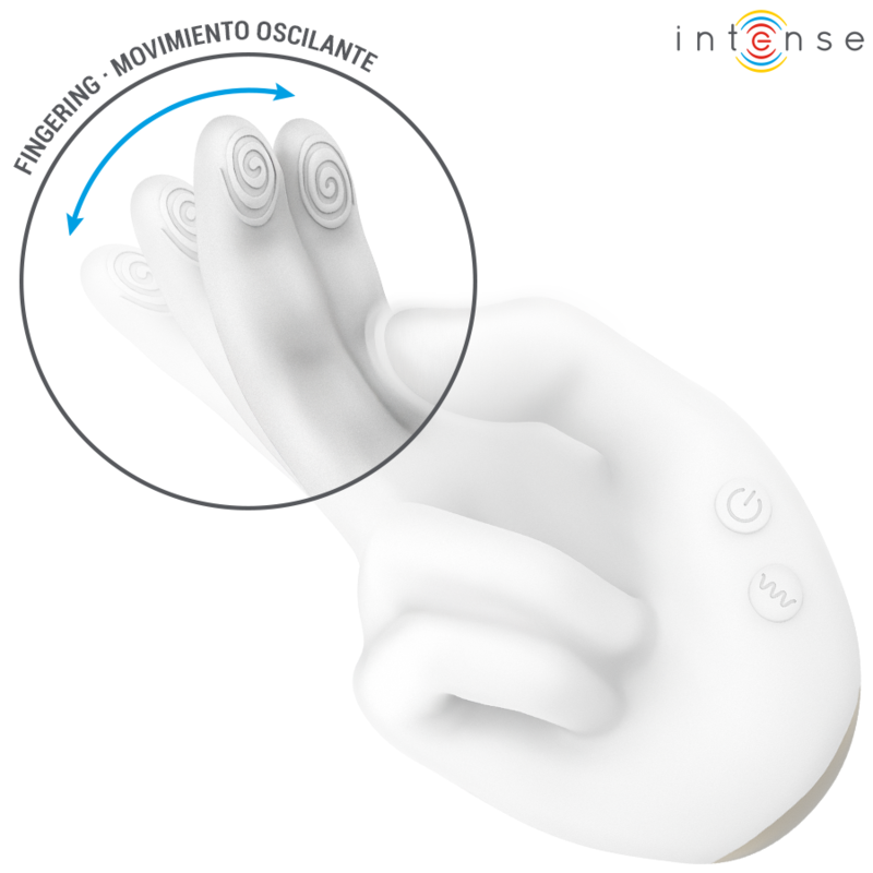 INTENSE - JIMMY STIMULATEUR MULTIFONCTION EN FORME DE MAIN AVEC VIBRATION ET CHALEUR – Image 4