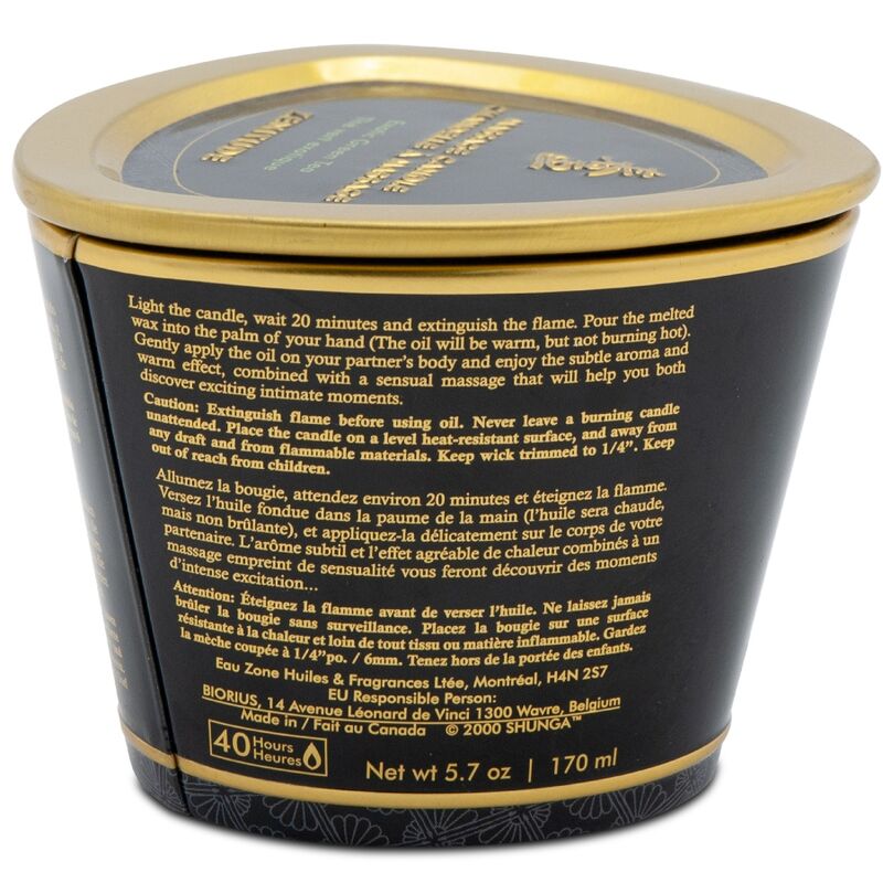 SHUNGA - BOUGIE DE MASSAGE LAVANDE 170 ML – Image 5