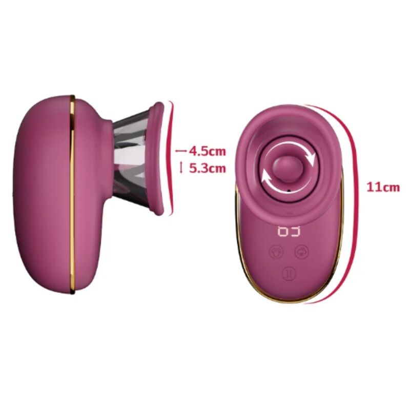 She.e.o - Pompe De Stimulation Clitoriale Automatique Avec Effet De Léchage (Violet) 5 SHE.E.O - POMPE DE STIMULATION CLITORIALE AUTOMATIQUE AVEC EFFET DE LÉCHAGE (VIOLET) – Image 5