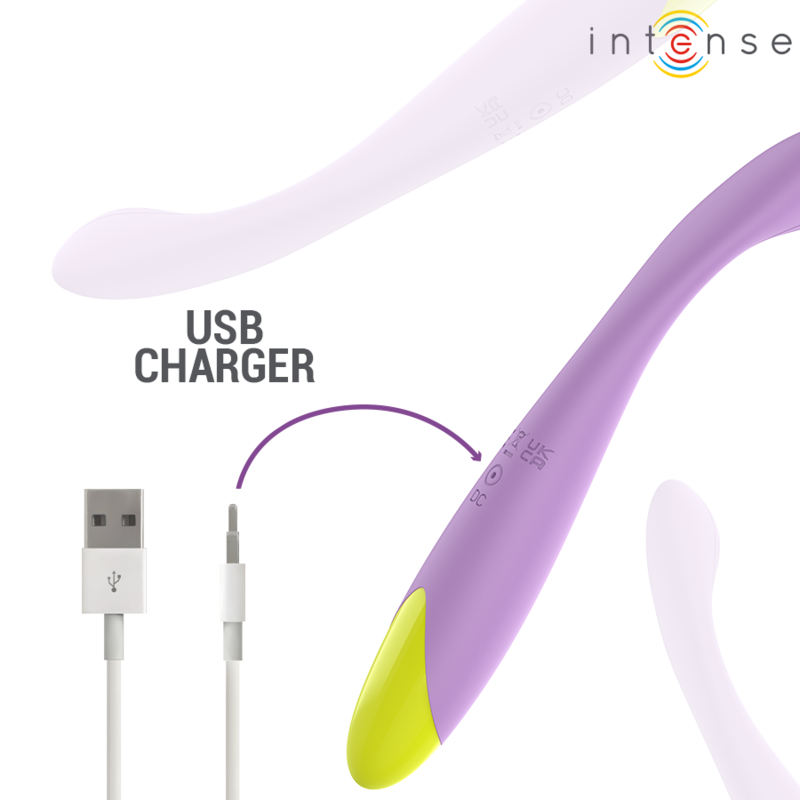 Intense - Lucca Stimulateur De Point G Flexible Rechargeable Par Usb 5 INTENSE - LUCCA STIMULATEUR DE POINT G FLEXIBLE RECHARGEABLE PAR USB – Image 5