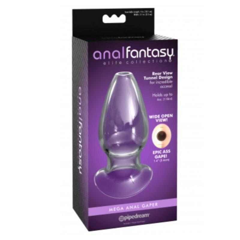 ANAL FANTASY ELITE - MEGA ANAL GAPER PLUG ANAL TRANSPARENT – Image 3