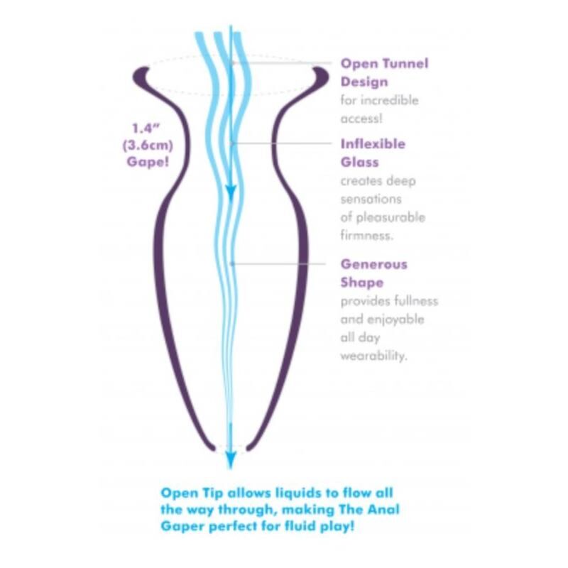 ANAL FANTASY ELITE - MEGA ANAL GAPER PLUG ANAL TRANSPARENT – Image 2