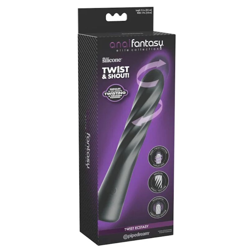ANAL FANTASY ELITE - TWIST ECSTASY STIMULATEUR ANAL ROTATIF RECHARGEABLE – Image 5