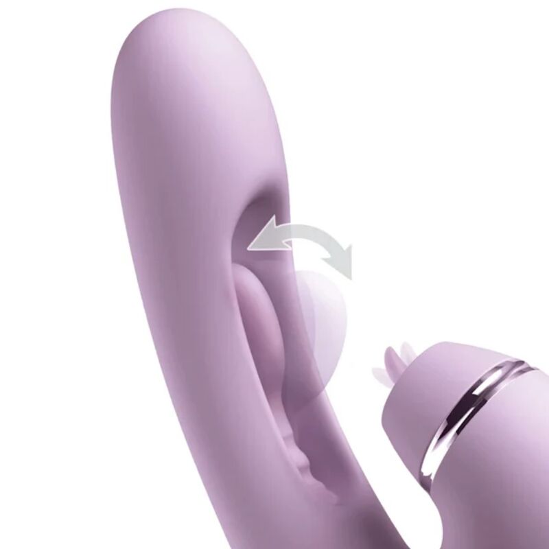 Fantasy For Her - G-Touch Pulse Pro Vibrateur Lapin Violet Pour Point G Et Clitorial 2 FANTASY FOR HER - G-TOUCH PULSE PRO VIBRATEUR LAPIN VIOLET POUR POINT G ET CLITORIAL – Image 2