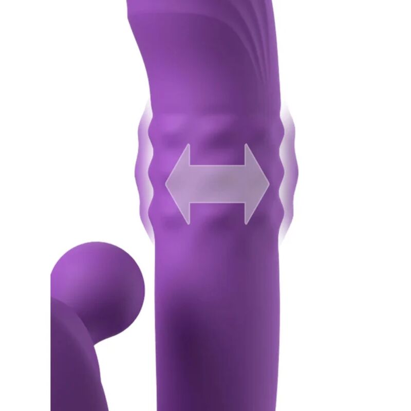 FANTASY FOR HER - HARMONI PRO VIBROMASSEUR LAPIN VIOLET POUR POINT G ET CLITORIAL – Image 4